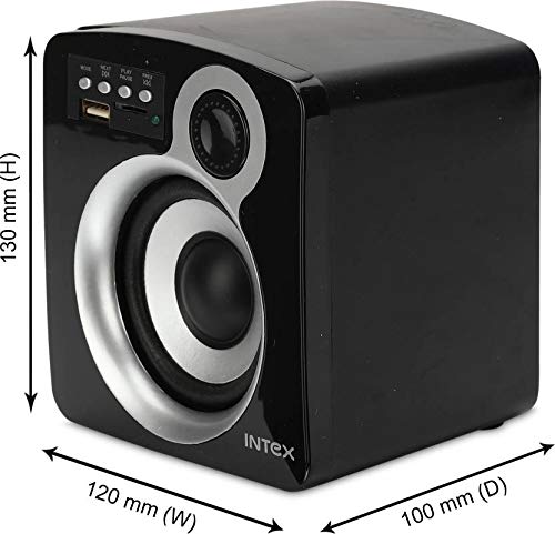 Intex IT-850U 16 Watt 2.1 Channel Wired Multimedia Speaker (Grey and Black) Intex IT-850U 16 Watt 2.1 Channel Wired Multimedia Speaker (Grey and Black)